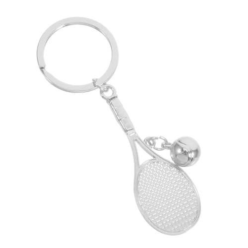 Cabilock Niedlicher Tennisball-schlüsselanhänger, Schläger-charm-schlüsselanhänger, Sportspieler-schlüsselanhänger Als Tennis-souvenir, Abschlussfeier, Gastgeschenke von Cabilock