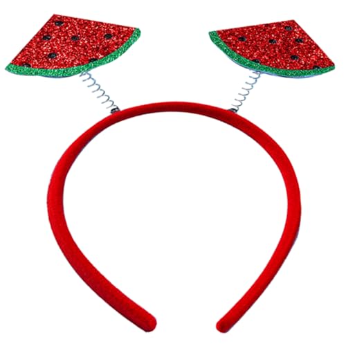 Cabilock Obst Stirnband Haarschmuck Party Kopfschmuck Haarreifen Lustiger Partyhut Niedliches Stirnband Wassermelone Kostümzubehör Pool Party Foto Requisite Halloween von Cabilock