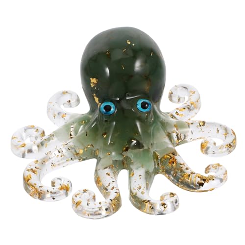 Cabilock Octopus Dekoration Harz Octopus Figurine Entzückende Statue Desktop Ornament Harz Handwerk Decor von Cabilock