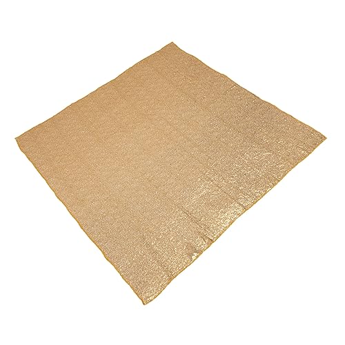 Cabilock Pailletten Tischdecke Goldene Couchtisch Dekoration Sequenz Tischauflagen Hochzeitstischdecke Schreibtischdekoration Goldene Tischdecke Goldene Dekor Tischdecken von Cabilock