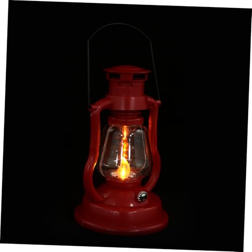 Cabilock Petroleumlampe Nachtlicht Led-öllaterne Vintage Petroleumlaterne Kammer Öllampe Rustikale Petroleumlampen Urlaub Laterne Lampe Flammenlose Petroleumlampe Campinglaterne Plastik Abs von Cabilock