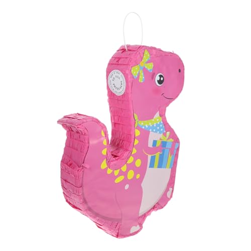 Cabilock Piñata Dinosaurier Geburtstag Traditionelle Pinata Pinata- Kleine Dinosaurierfiguren Süßigkeiten-pinata Gut Zauberstab Meerjungfrau Pinata Stift Beute Papier Rosa von Cabilock