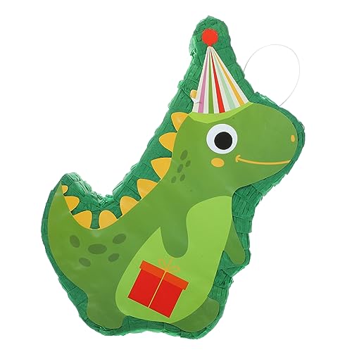 Cabilock Piñata spaß mach kaputt weihnac party dekoration Lustig Dinosaurier-Partyzubehör Dekoration im mexikanischen Stil Esel Pinata Dinosaurier-Pinata aus Papier Partydekoration Green von Cabilock