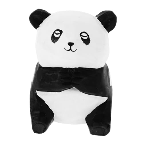 Cabilock Schnitzereien Aus Holz Panda-Ornament Aus Holz Panda-Statue Aus Holz Panda-statuen Holzornament Holzfigur Schnitzen Von Panda-Ornamenten Heimdekoration Holzhandwerk Black Hölzern von Cabilock