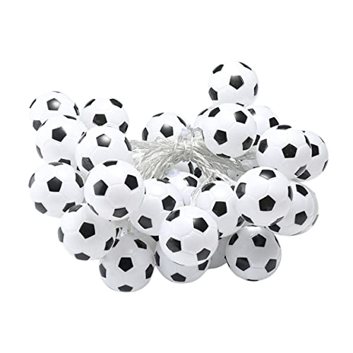 Cabilock Fußball Lichterkette 20 Leds Lampe Keine Batterie Festival Fußball Lichterkette von Cabilock