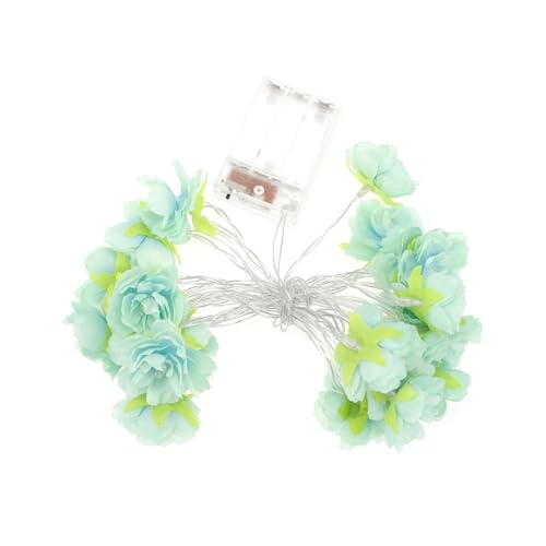 Cabilock Schnur Laternenpfahl fairy lights feenlampe weihnachtliche kleinigkeiten dekoweihnachten valentine's day house decoration Blumenfee Lampe dekoratives LED-Licht Plastik Green von Cabilock