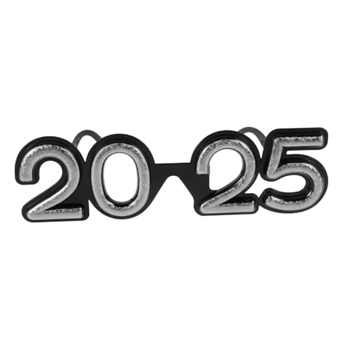 Cabilock Silvester Party Brille Sonnenbrille Frohes Neues Jahr Sonnenbrille 2025 Lustige Party Brille 2025 Neujahrs Brille Party Dekoration Party Brillen Dekor Party Dekorationen von Cabilock