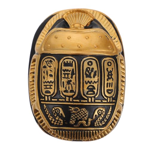 Cabilock Skarabäus-Ornamente Ägypten Skarabäus Dekor Egyptienne Sammlerfiguren Alte Ägyptische Verzierung Ägypten Sammlerfigur Altes Ägypten Sammlerstück Souvenir Whimsigoth Lou Golden Harz von Cabilock