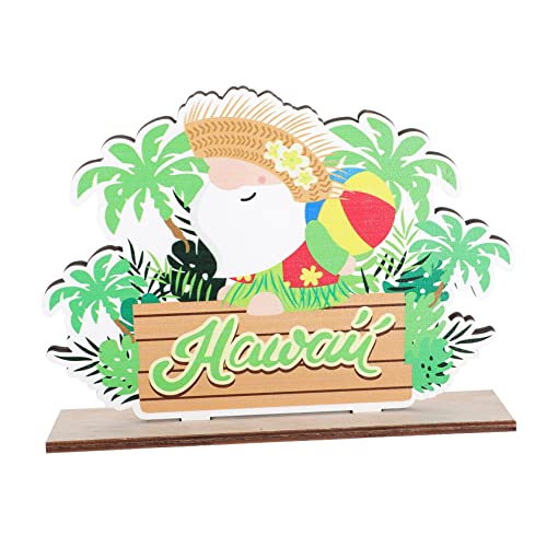 Cabilock Sommer Alphabet Ornament Sommerdekorationen Tablett Dekoration Tischschild Tischdekoration Hawaiianische Tischdekoration Luau Party Buchstabenornamente Luau Themen Ornament von Cabilock