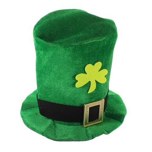 Cabilock Zylinderhut Für Den St. Patricks Day Irischer Partyhut Für Festivals Dekoratives Kleeblatt-cap-accessoire von Cabilock