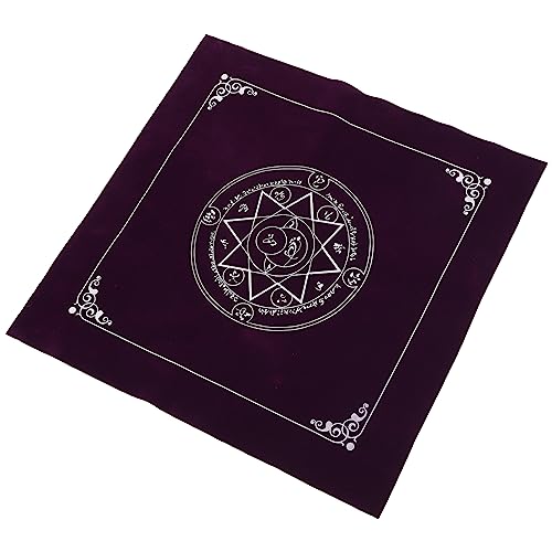 Cabilock Tarot Tischdecke Tischtuch Requisite Für Wahrsagerei Astrologie Wahrsagerei Tischdekoration Tarotkarten Mit Bedeutungen Darauf Astrologie Tischdecke Beflockungstuch von Cabilock