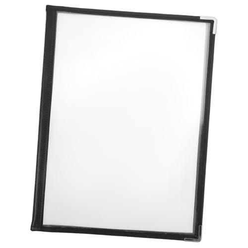 Cabilock Transparentes PVC Speisekarten Mappe Seitig Wasserabweisender Ordner Lose Binder Cover Strapazierfähige Restaurant Menüschutzhülle Vielseitig für Speisekarten und Preislisten Cabilock Transparentes PVC Speisekarten Mappe Seitig Wasserabweisender Ordner Lose Binder Cover Strapazierfähige Restaurant Menüschutzhülle Vielseitig für Speisekarten und Preislisten von Cabilock