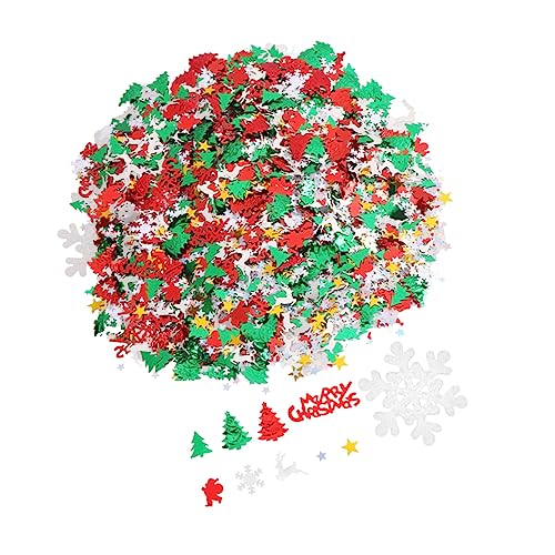 Cabilock Weihnachtliches Konfetti Set 1 Packung Festliche Tischdekoration Für Weihnachten Ideal Für Christbaum Und Festliche Anlässe Bunte Weihnachtsmotive Für Unvergessliche Feiern von Cabilock