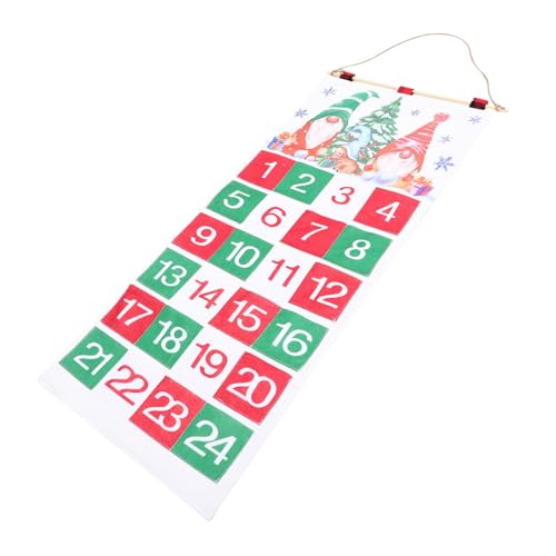 Cabilock Weihnachts-Countdown hängt Kalender-Puzzle Ornamente Adventstüten zu Weihnachten Weihnachtsgirlande countdown kalender countdown calender Weihnachtsbedarf Weihnachtsdekore Holz von Cabilock