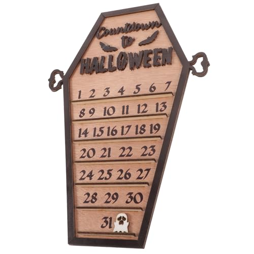 Cabilock halloween figuren halloween-figuren halloween dekoration halloween kalender Party-Adventskalender Der Hartgesottene-Adventskalender Halloween-Adventsdekoration Halloween- Holz von Cabilock