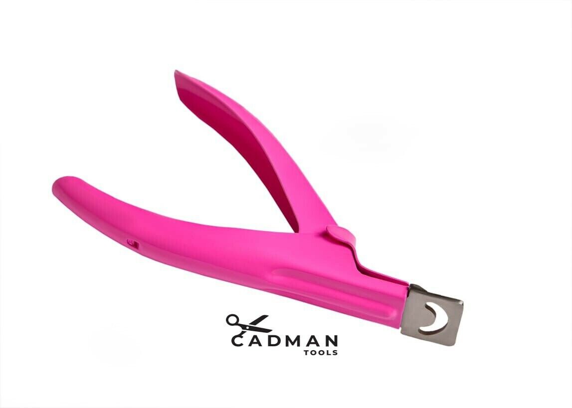 Professionelle Neue Acryl Nagel Spitze Cutter Clipper Gel False Nail Arts Pink von CadmanTool