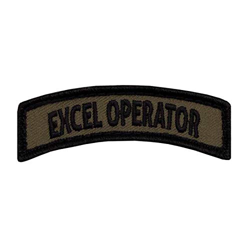 Café Viereck ® Bundeswehr Excel Operator Fun Patch Gestickt mit Klett – 7 cm x 1,8 cm von Café Viereck