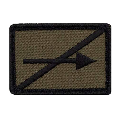 Café Viereck ® Bundeswehr Fernspäh Taktik Zeichen Gestickt mit Klett - 5 cm x 3,5 cm von Café Viereck