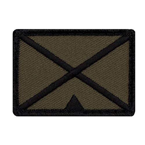 Café Viereck ® Bundeswehr Gebirgsjäger Taktik Zeichen Gestickt mit Klett - 5 cm x 3,5 cm von Café Viereck