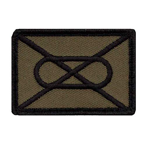 Café Viereck ® Bundeswehr Panzergrenadier Taktik Zeichen Gestickt mit Klett - 5 cm x 3,5 cm von Café Viereck