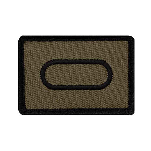 Café Viereck ® Bundeswehr Panzertruppe Taktik Zeichen Gestickt mit Klett - 5 cm x 3,5 cm von Café Viereck