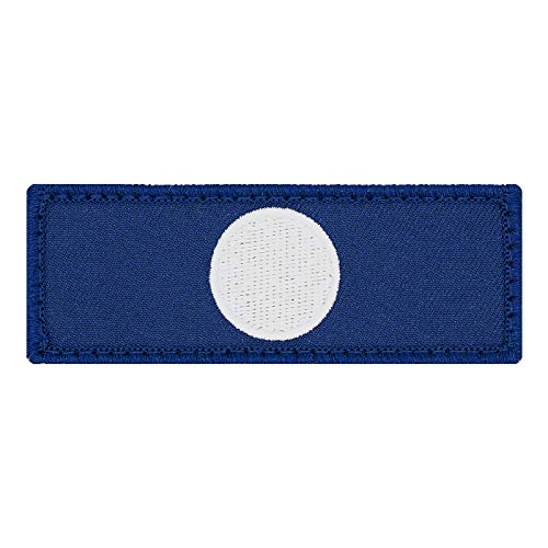 Café Viereck ® Polizei taktisches Zeichen Einsatzhundertschaft - blau und silber - Gestickt mit Klett – 9,3 x 3,3 cm (Truppführer silber) von Café Viereck