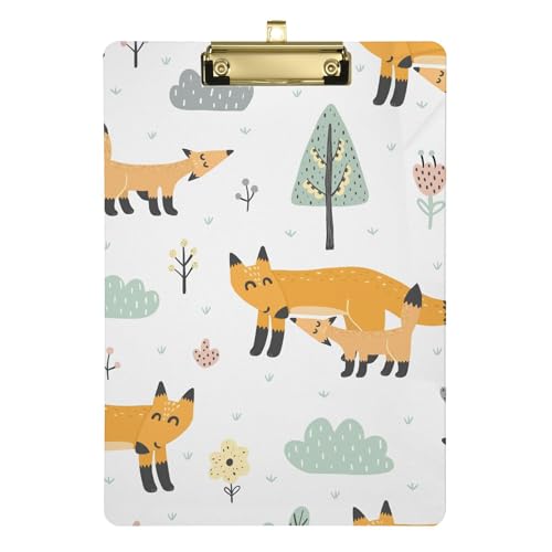 Cute Foxes Mothers Baby Weather Writer Aufbewahrungsbox Wasserfest Hausaufgaben Pediatrisch Größe 9 x 12 von Caihoyu