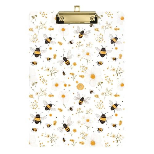 Klemmbrett, niedliches modisches Klemmbrett, dekorativ, mit Metallclip, Aktenordner, Papier-Schreibblock für Büro, Schule, Klassenzimmer, silberfarbener Clip, 30,5 x 22,9 cm, schickes Makropodidae Klemmbrett, niedliches modisches Klemmbrett, dekorativ, mit Metallclip, Aktenordner, Papier-Schreibblock für Büro, Schule, Klassenzimmer, silberfarbener Clip, 30,5 x 22,9 cm, schickes Makropodidae von Caihoyu