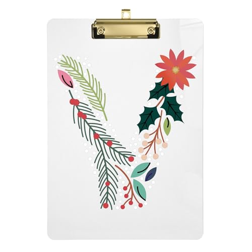 Merry Christmas Little Clipboard Hard Board for Homework Pediatric Size 9 x 12 von Caihoyu