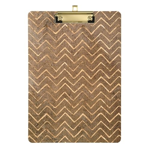 Messychevron_rg_calamineleather Flaches Tischset Hardboard für Trainer Medizinklasse Größe 9 x 12 von Caihoyu