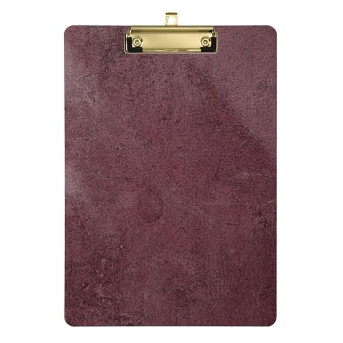 Oldleatherbookcover_nv_Wine clipboard Outdoor Hard Board for Police Office Nurse Football Coaches Größe 9 x 12 von Caihoyu