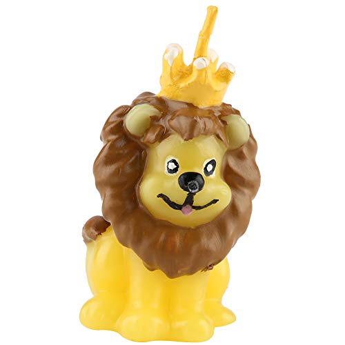 Cake Topper Dekorationen King Cake Topper Unglaubliche Kuchenkerze König der Löwen Kuchendekorationen Safari-Kerzen König der Löwen Geburtstagsdekorationen,ute Animal Candle von Caiqinlen