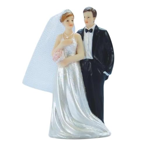 Cake Company Cake Topper Brautpaar "Klassisch/Fliege" I Hochzeit Tortendekoration für besondere Momente I Tortenfigur aus hochwertigem Material von Cake Company