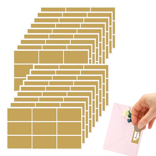 162 Stück 2.5 * 5 cm Rubbellose Selber Rubbelaufkleber Machen Rubbel Etiketten Rubbellos Aufkleber DIY Rubbeletiketten Rubbeletiketten zum Aufkleben Selbstklebendes Rubbeletikett (Gold) von Caldamn