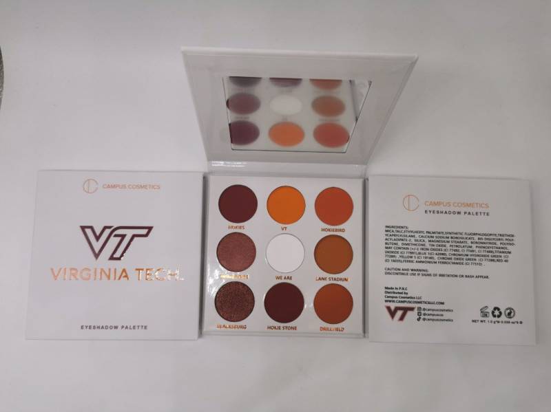 Virginia Tech Palette von CampusCosmetics