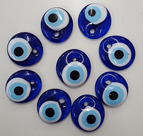 5X AUS GLAS 4 cm nazar boncugu blaue Auge Hochzeit Muhammed Dekotarion Allah Gastgeschenk Mevlüt Bebek Sekeri Sünnet Kina Nikah Beschneidung von Can Süs