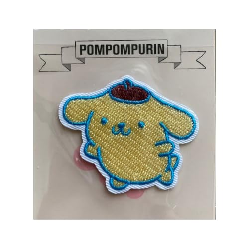 Pom Pom Purin, POMPOMPRIN, WAPPEN Cartoon Iron On Embroidered Applique Patch von Can do