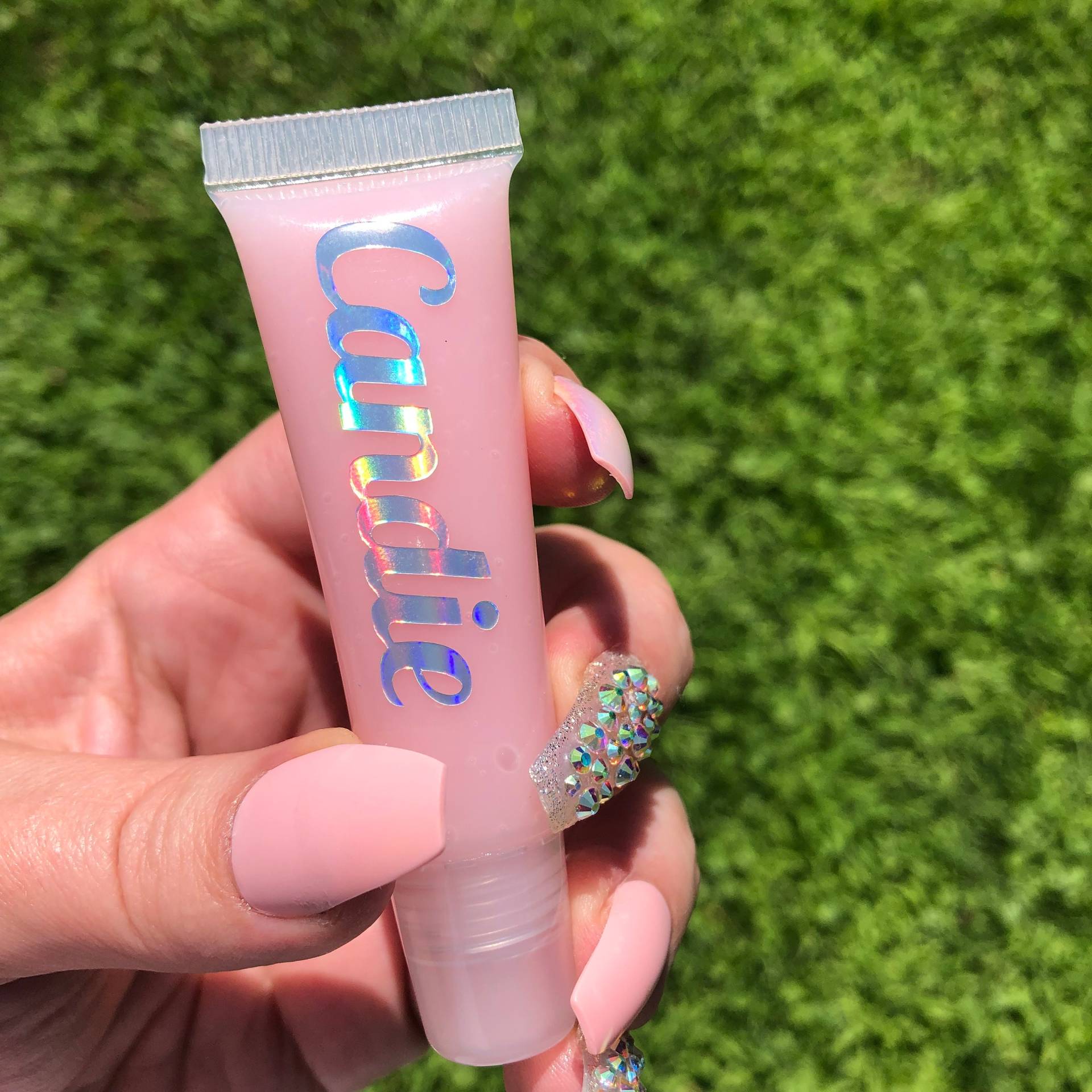 Cotton Candy Flavored Lipgloss, Pink Lipgloss Mit Natürlichen Ölen, Feuchtigkeitsspendender von CandieXOXOCosmetics