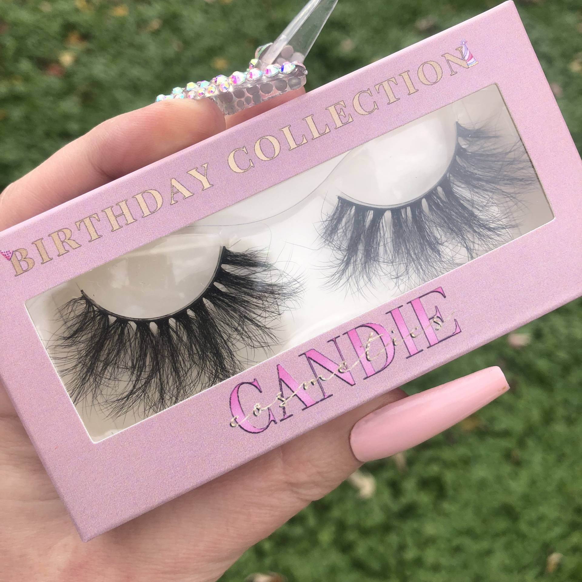 Luxus-Faux-Nerz-Wimpern, Style 988, Birthday Collection Lashes, Streifen-Wimpern, Fluffy Wispy Lashes von CandieXOXOCosmetics