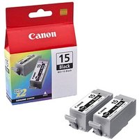 Canon 2x BCI-15 BK  schwarz Druckerpatronen, 2er-Set von Canon