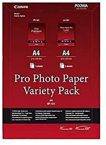 Canon 6211B020 VP-101 Musterpaket Pro A 4, Fotopapier, 2 x 5 Blatt von Canon