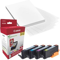 Canon CLI-571 XL C/M/Y/BK  schwarz, cyan, magenta, gelb Druckerpatronen + Fotopapier von Canon