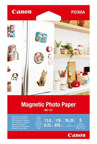 Canon MG-101 Magnetisches Fotopapier, 10,2 x 15,2 cm (3634C002) von Canon