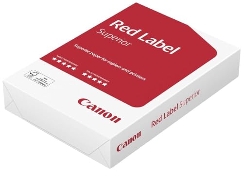 Canon Red Label Superior 99803453 Universal Druckerpapier Kopierpapier DIN A3 160 g/m² 250 Blatt Weiß von Canon