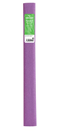 CANSON 200001424 Krepppapier-Rolle, 32 G/qm, Farbe: lila (10) von Canson