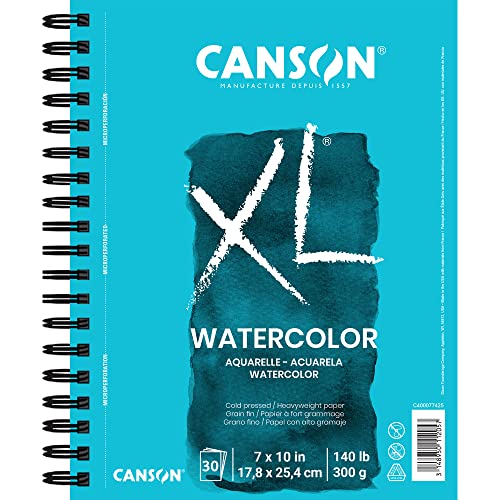 Canson XL Watercolor Book Aquarellpapierblöcke, Papier, Limitierte Auflage, 7x10 von Canson