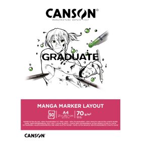 Graduate Manga Block 50 Blatt von Canson