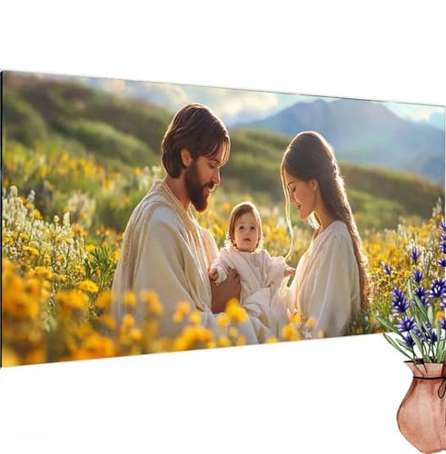 Diamond Painting Blume, Ehepaar Diamond Painting Erwachsene Groß 80x40 cm DIY 5D Diamant Kunst Kinder Anfänger Set, Diamant Stickerei Bastelset Erwachsene Frauen für Zimmer Deko, Geschenke k-490 von Canuhkun