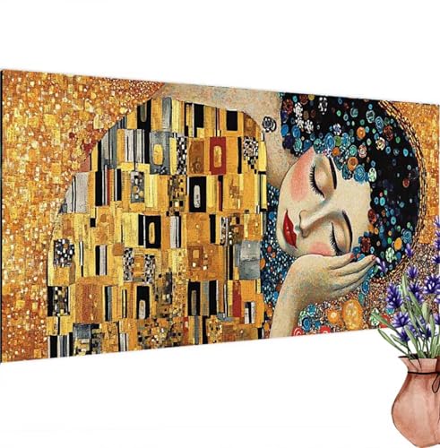 Diamond Painting Ehepaar, Weinlese Diamond Painting Erwachsene Groß 60x30 cm DIY 5D Diamant Kunst Kinder Anfänger Set, Diamant Stickerei Bastelset Erwachsene Frauen für Zimmer Deko, Geschenke k-517 von Canuhkun