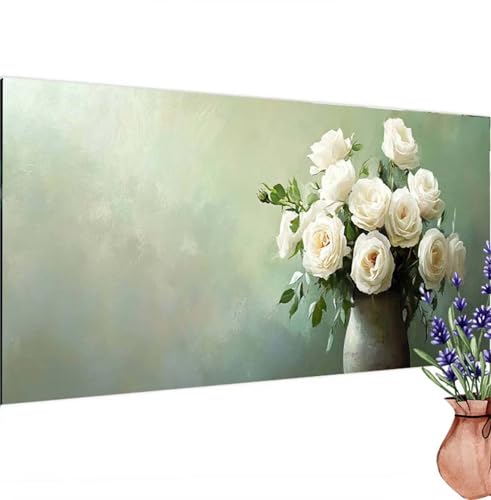 Diamond Painting Erwachsene Groß XXL Fantasie, Diamant Painting Bilder Blume Bastelset Erwachsene Frauen, DIY 5D Diamond Art Stickerei Malerei Set für Aesthetic Room Decor, Leinwand 100x200 cm k-172 von Canuhkun